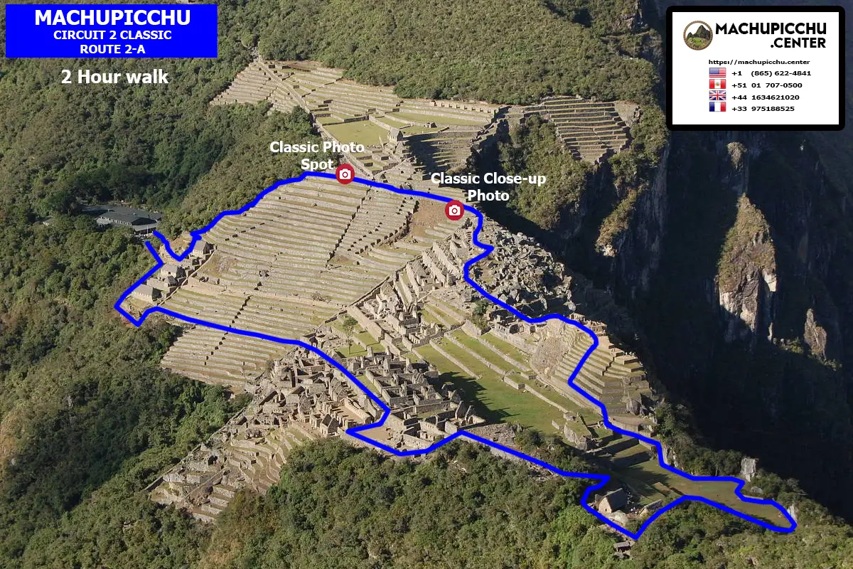 Circuit 2 classic photo spots map showing where to take the Classic Photo and Classic Close-up Photo